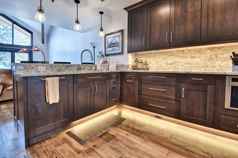 Kitchen with Beautiful New Cabinetry