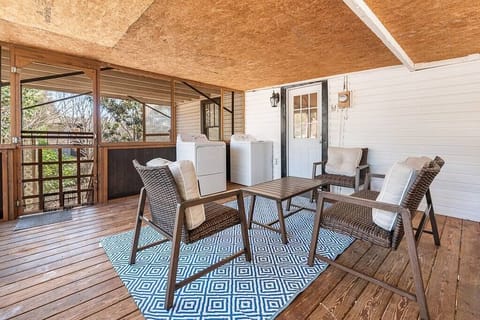 Relax out here on the patio and get some fresh air!