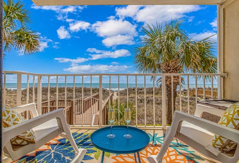 Views! Our living room balcony.