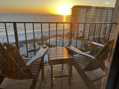 Beach and Lagoon Pool Views from Private Balcony