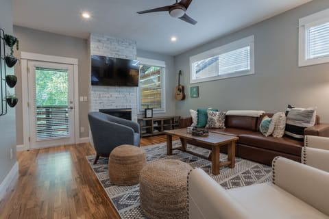 Access to the Patio is through the Living Room