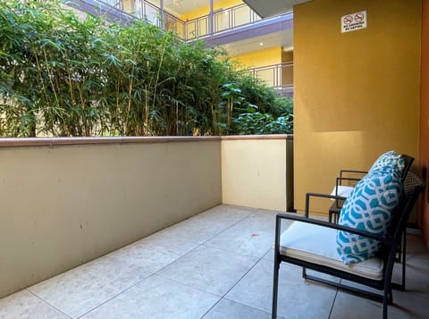 Private Patio seating off the Living Room