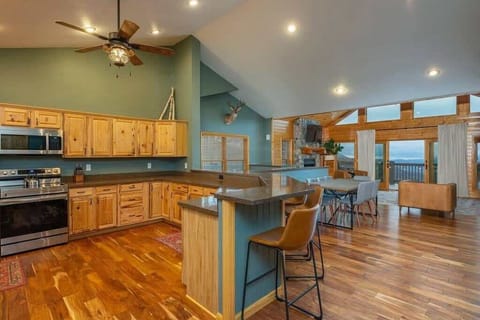 Updated, fully stocked kitchen with all new appliances, Keurig, coffee maker, and French press