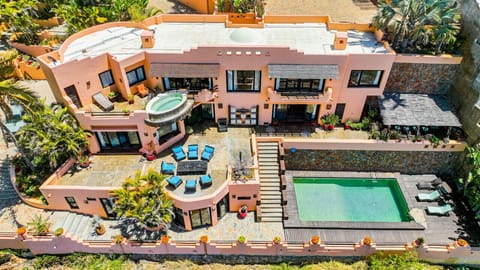 A luxurious house featuring a private pool, expansive terraces, and breathtaking architecture. Perfect for relaxation and unforgettable stays!