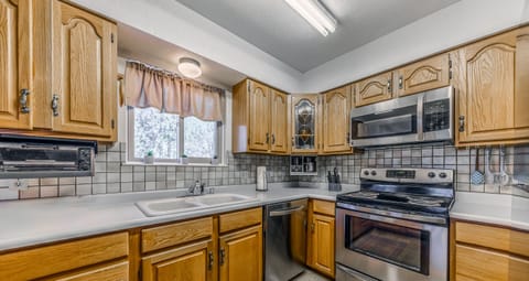 Fully stocked kitchen