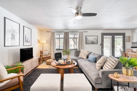 Gather with friends and family in the living area.