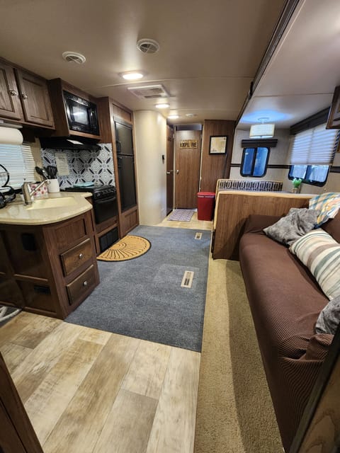 Kitchen, dinning and living room