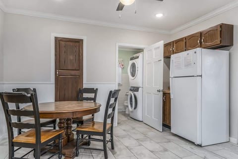 Kitchen into laundry