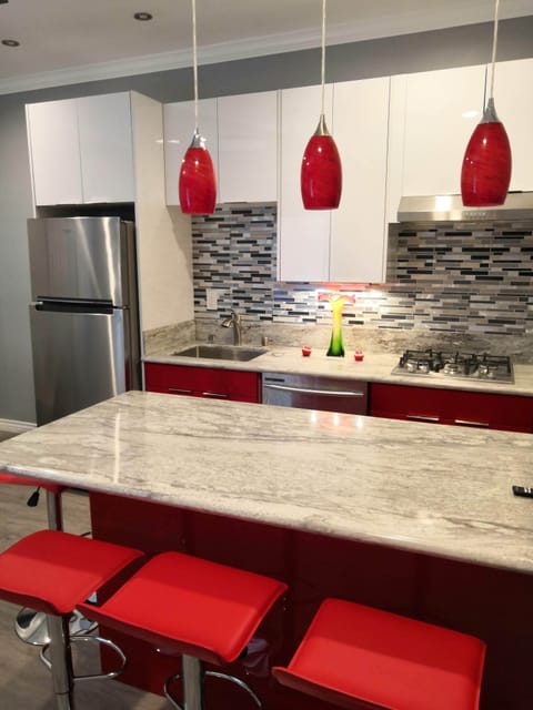 Open plan kitchen