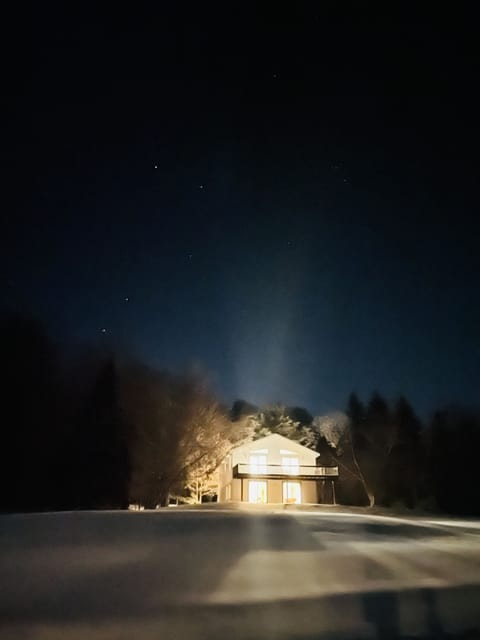 Amazing night sky on clear nights. 