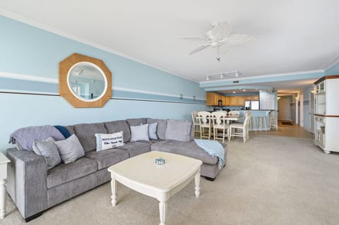 There is plenty of seating for the family to enjoy a little quality time on the couch which is also a Sleeper Sofa!