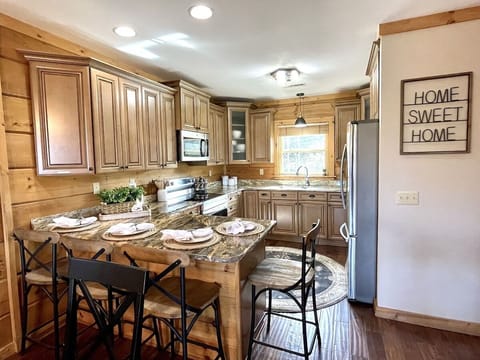 Well-stocked kitchen for making meals and memories