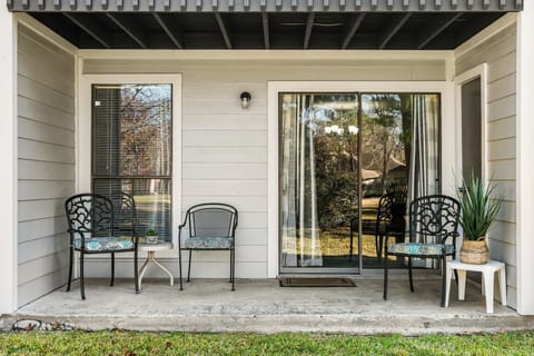 Private balcony with golf course views.