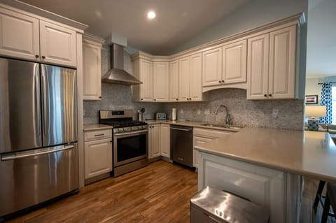 Fully stocked kitchen