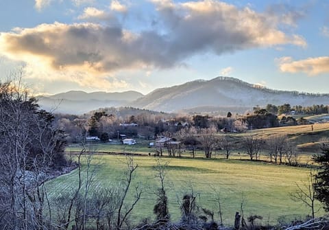 Mountain view from back deck