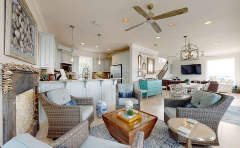 Open concept second floor