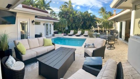 Plenty of outdoor seating and activities to enjoy