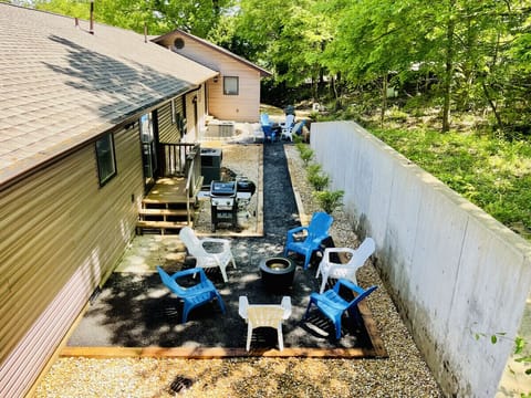 Enjoy a fire and grilling out after a long day on the water