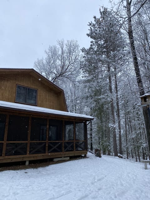 Front view with snow! ❄️