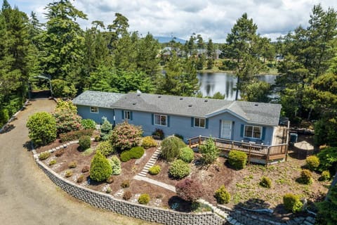 Wider View of Home, Driveway, View of Lake in back