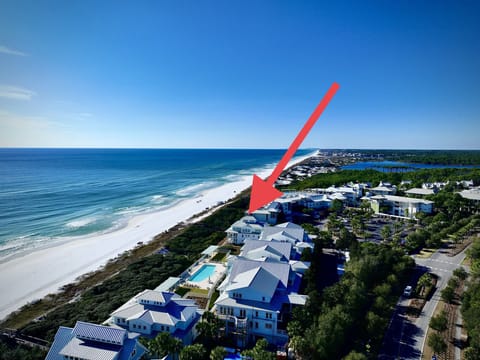On the beach & steps to gate! Next door to the Watercolor Inn and Beach Club!