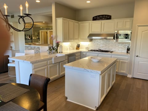 Remodeled kitchen