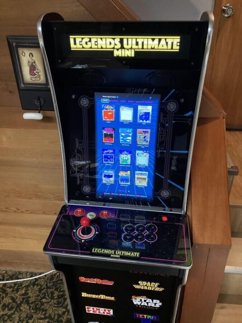 Game Room: Embark on a nostalgic journey with our mini arcade, featuring classic favorites!