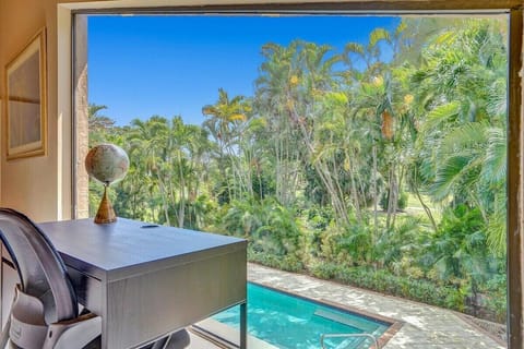 Working space with Pool view
