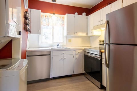 Kitchen with washer/dryer access