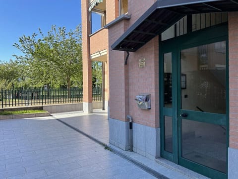 Exterior entrance of the building