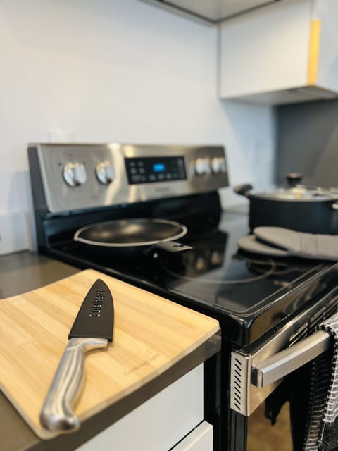 Fully equipped to prep a gourmet meal