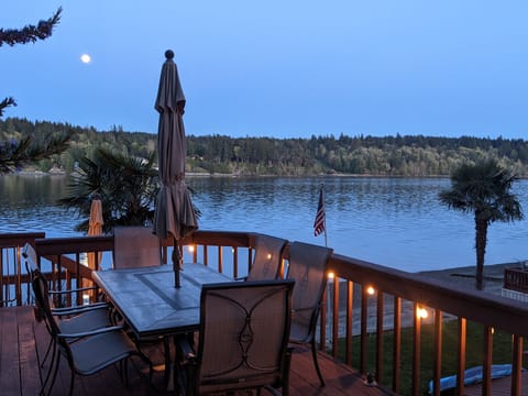 Enjoy a stunning view from the deck.