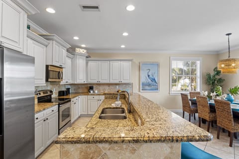 Large kitchen with island
