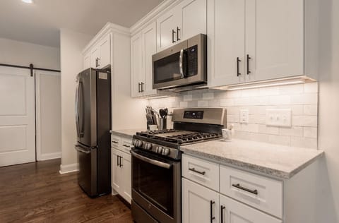 Fully stocked kitchen