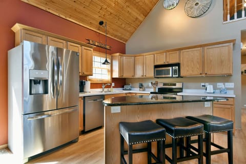 Large kitchen island