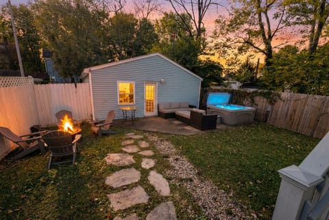 Hang out by the fire or soak in the tub