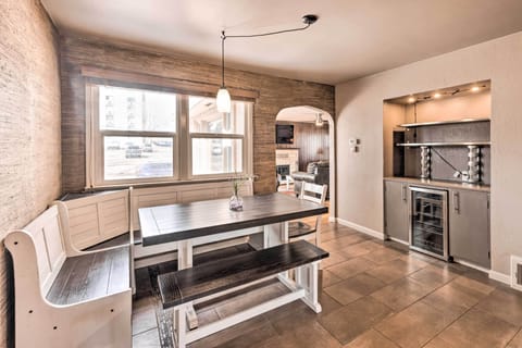 Dining Area | Main Level | Wine Cooler