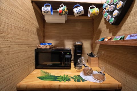 Mini-fridge/micro/Keurig machine