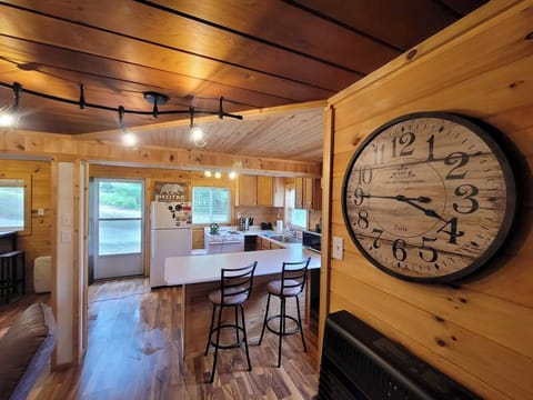 Kitchen view from hall.