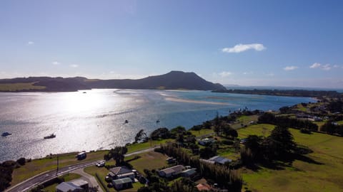 Houhora harbour with  Mt Camel in the background