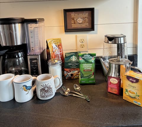 Coffee, teas for guests
