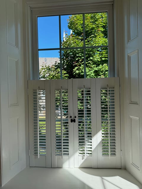 The Stone Houses had shutters for privacy and to keep the house warm.