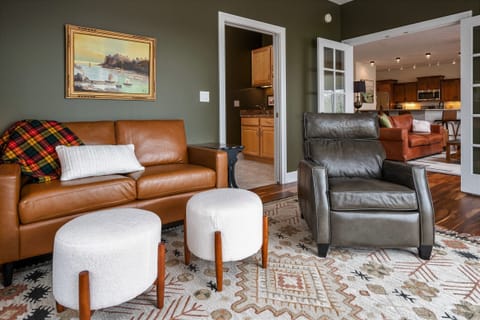 Study - you can close the doors and enjoy a separate show or book in peace :)