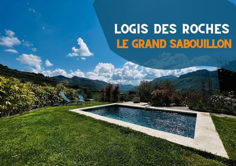 The large sabouillon with private pool and view Mont Ventoux