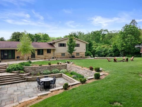 Enjoy the elegance of our terraced patio, a landscaped marvel that extends your living space into the embrace of nature.