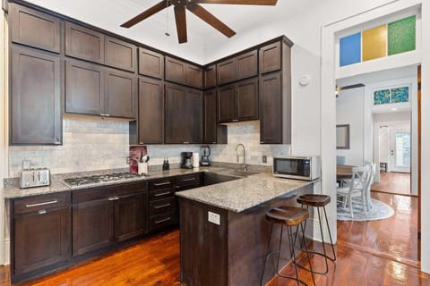 Fully Stocked Kitchen | Bar Seating