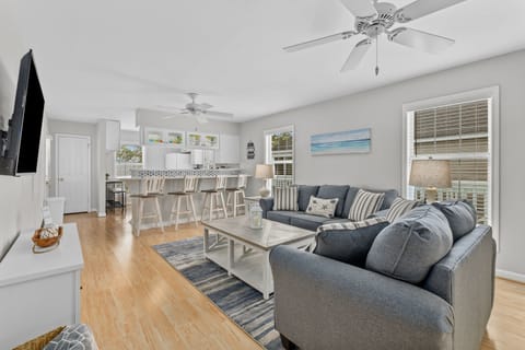 The West Living Room, looking back into the West Kitchen.