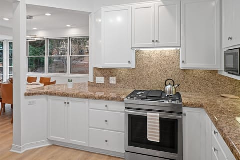 Kitchen and dining area