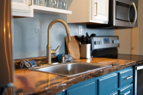 Kitchen counter and sink