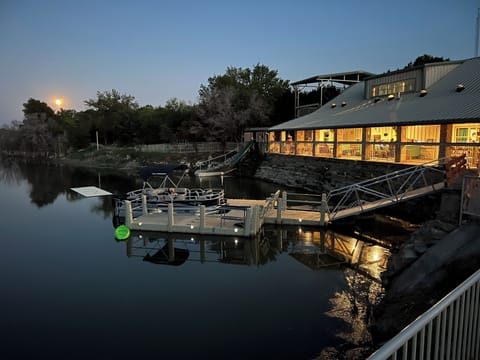 Lake Godstone Moon Over Lodge